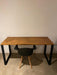 Industrial Wood and Iron Desk Table 120x60cm 8