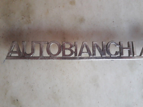 Autoblanchi A-112,anagrama,insignia By Abarth Metal,21cm 4