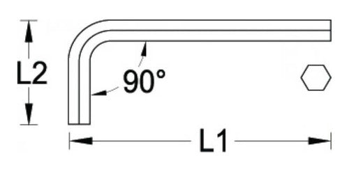 Gedore Allen Key 17 Millimeters 5