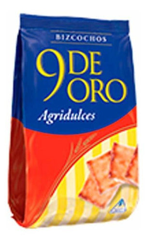 9 De Oro Sweet & Savory Biscuits Pack X 36 Units 0