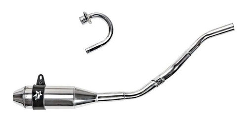 Revolucion Motos Chrome Competition Exhaust for 190 XR 0