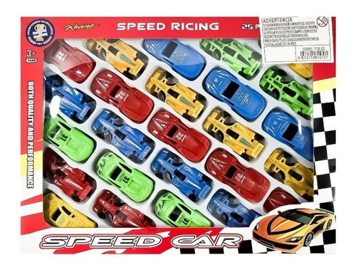 Bola 8 Kit X25 Kids Toy Cars Assorted Colors 0