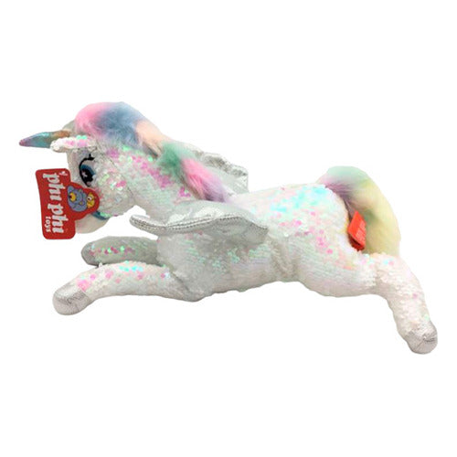 Peluche Unicornio Con Lentejuelas 55cm Universo Binario 0