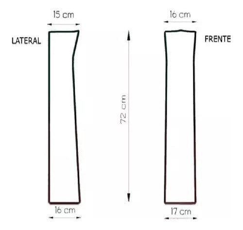 Columna De Lavatorio Roca Capea Línea Italiana Blanco 1