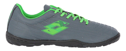 Lotto Soccer Cleats Solista Sof 800 Turf Men in Gray and Green 0