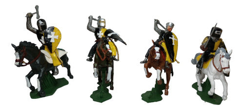 Yellow Crossed Horseback Soldiers Dsg-britains 0