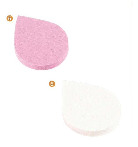 Penny L'amour 12 Set Makeup Sponge Drop X2u Bulk Pack 1