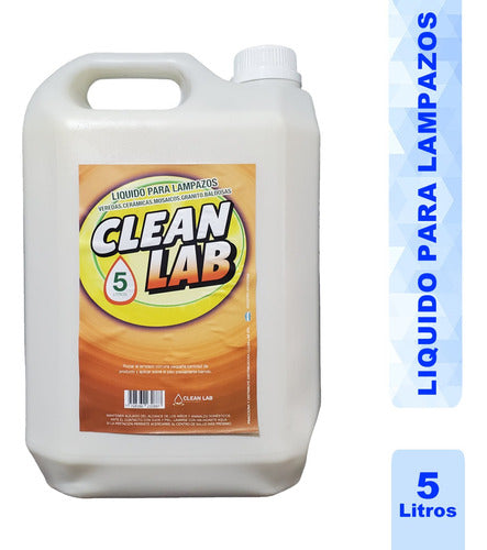 Clean Lab SRL Liquido Para Lampazos X 5 Lts. Ideal Veredas Y Baldosas 1