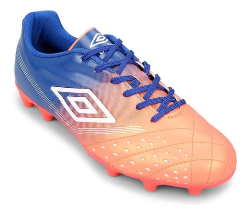 Umbro Kids Soccer Cleats for Natural Grass - Junior Football Boots with PVC Studs 7