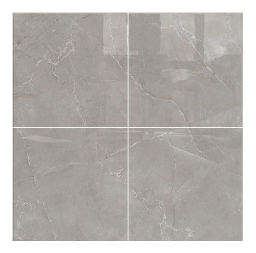 Cerro Negro Porcelanato Monaco Gris Pulido Rect 58x58 1ra 1