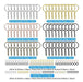 300pcs Split Key Rings Kit - 6 Colors 2