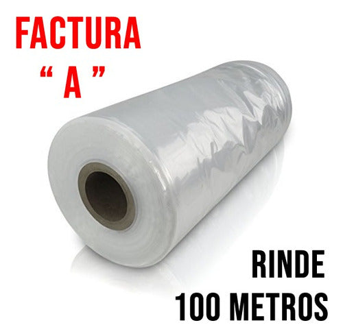 Bolsa Tubo 21 Cm Polietileno Termocontraible 50 Mic X 100 M 2