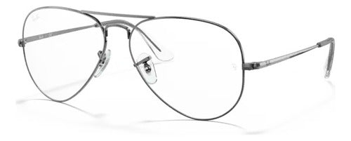 Ray-Ban Official Store Aviator Frame in Gray Lead -m 0