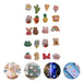 Brother's Bazar Set of 16 Random 3D Relief Kawaii Stickers 0