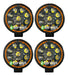 E-Concept Reflector Led 27W Round With Amber Angel Eye - Pack of 2 0