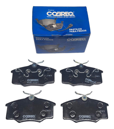 Cobreq Volkswagen Brake Pads Set X 4 VW Gol AB9 / Gol G3 0