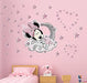 SchwartsCount Minnie Mouse Wall Decals, Removable Vinyl 40x60cm 0