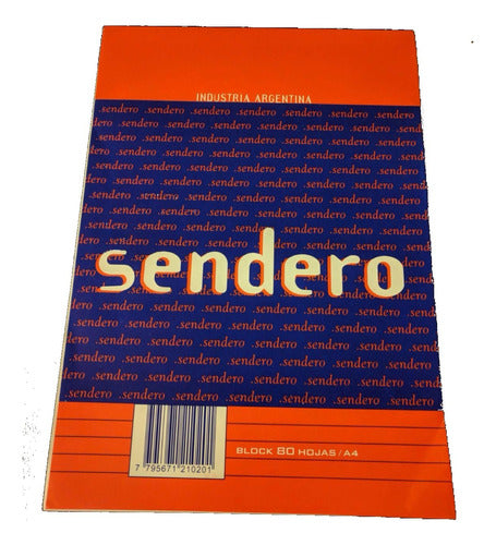 Sendero X10 Block A4 Smooth 80 Sheets 0