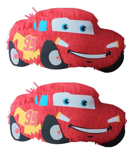 Piñata Cars Rayo Mcqueen Piñatas Relleno Cotillon 0