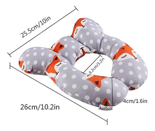 Kakiblin Almohada De Viaje Para Bebé Almohada Infantil De Ca 1