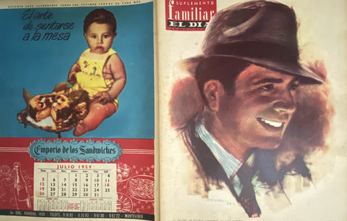 Suplemento Familiar El Día 132 Carlos Gardel 1959 B4 Ej3 0