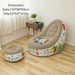 Inflatable Leisure Sofa Portable Reinforced Quality Puff for Home 2
