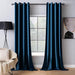 Miulee - Velvet Blue Curtains 89.8in Long, Curtain Panel Set 0