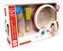 Hape Percussion Set: Tambourine, Maraca, Castanets Toy 7