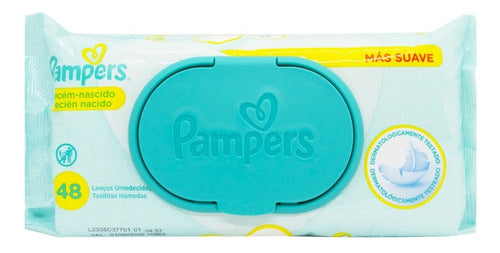 Pampers Kit X12 Toallitas Húmedas Bebés Recién Nacidos Suave 1