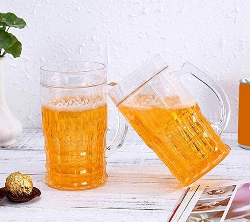 Vaso Jarra De Cerveza Térmica Con Gel Refrigerante 400cc 2