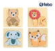 Febo Wooden Puzzle Set of 4 (18m+) 1