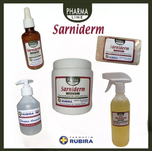 Pharma Line Sarniderm Jabón Lavarropas 1lt Acaricida Sarna Piojos 2