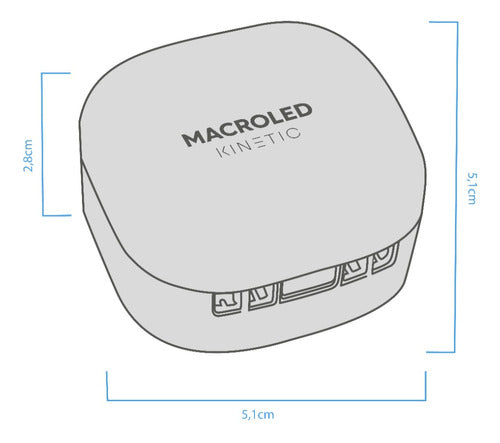 Macroled Controladora Kinetic Macroled Rf Ac90-250v 2