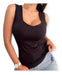 Auri Modal Sleeveless Top with Wide Straps and Mirror Neckline 5