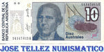 Bottero 2819 Billete 10 Australes Serie A Mb+ Palermo 0