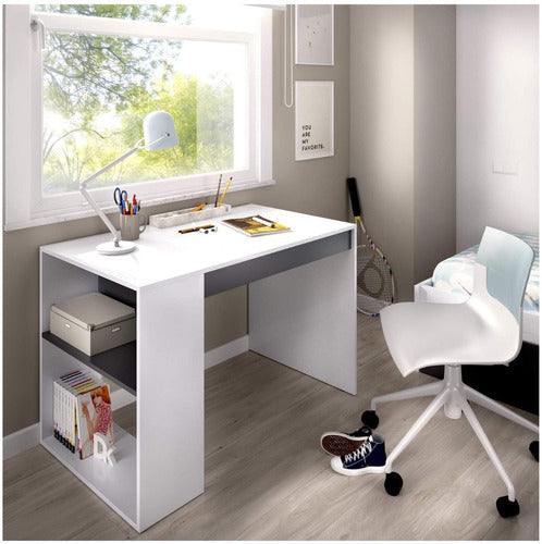 Muebles Colombani Modern Minimalist Youth Desk with Drawer 1