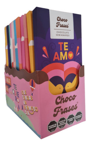 Chocofrases Semisweet Chocolate Tablets - 12 Units 0