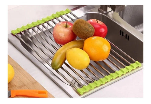 Kandel Expandable Dish Drainer for Kitchen - 47cm Vegetable Strainer 1