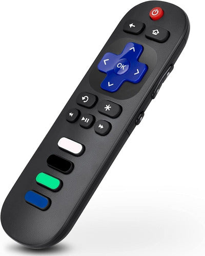 CONTROLES Remote Control for Roku Smart TV TCL Hisense JVC 0