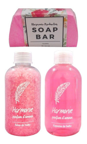 Relax Gift Pack for Women - Rose Aroma Bath Kit Spa Set Zen N56 10