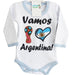 LittleFRANK Vamos Argentina World Cup Baby Onesie Long Sleeve 0