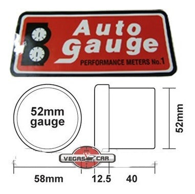 Auto Gauge Temperatua Agua 52mm Serie Classic C/ Sensor 5