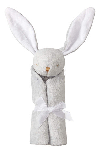 Angel Dear Grey Bunny Blankie 1