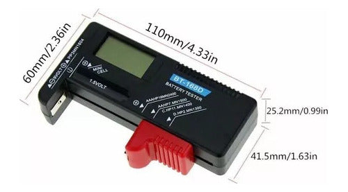 MegaredDX Digital Battery and AA/AAA Tester 1