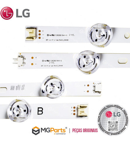 Kit Barras De Led Tv LG 47lb5800 47lb6500 Original 5