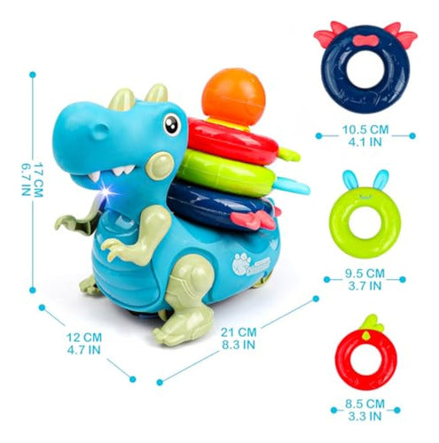 Popsunny Musical Crawling Toy for Babies 3