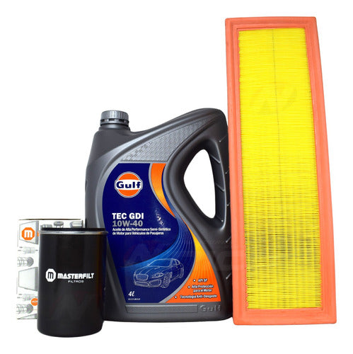 GULF Filtros+Aceite 10W-40 Ford Fiesta, Ecosport, Ka 0