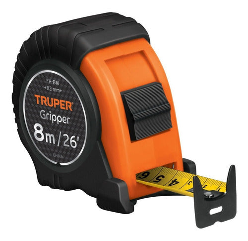 Truper 8-Meter Extra Wide Tape Measure 14579 8m Reinforced 0