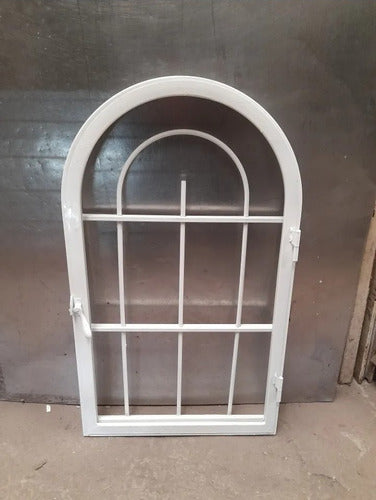 Metal Window with Welded Grille 18 Gauge 45x80 1