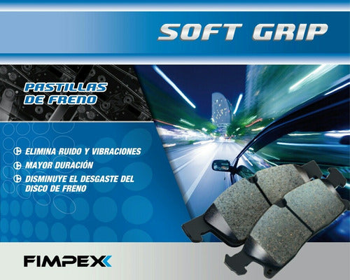 Fimpex Brake Pads for Suzuki Alto (EF) 1000 cm3 1993- 1